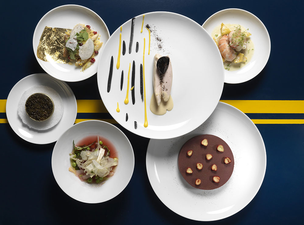 A five-course meal awaits diners on board La Table Orient Express (Credit: Thomas Duval)